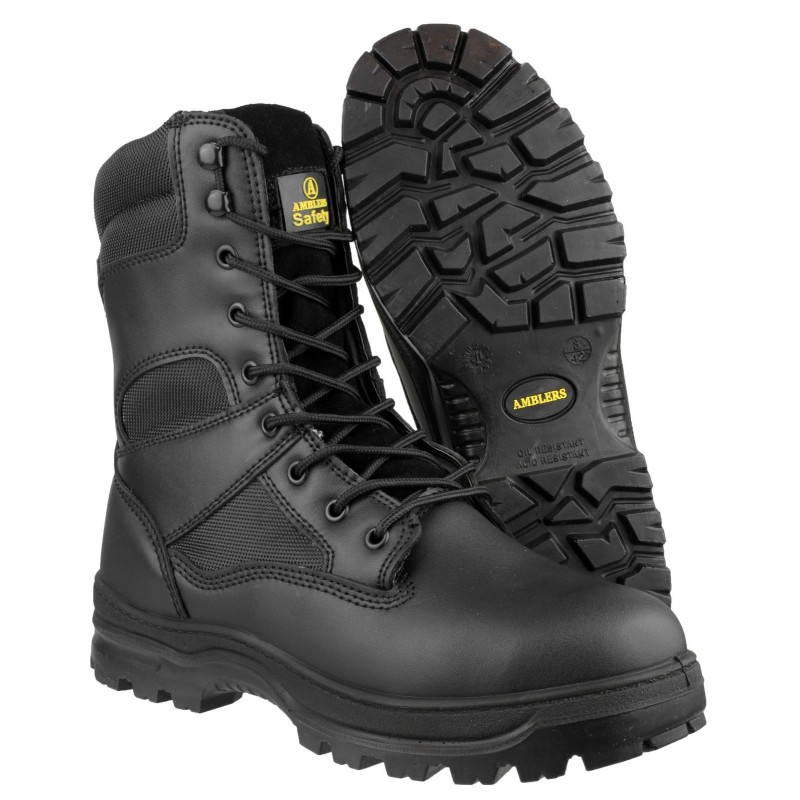 Amblers FS008 High Leg Side Zip Safety Boots