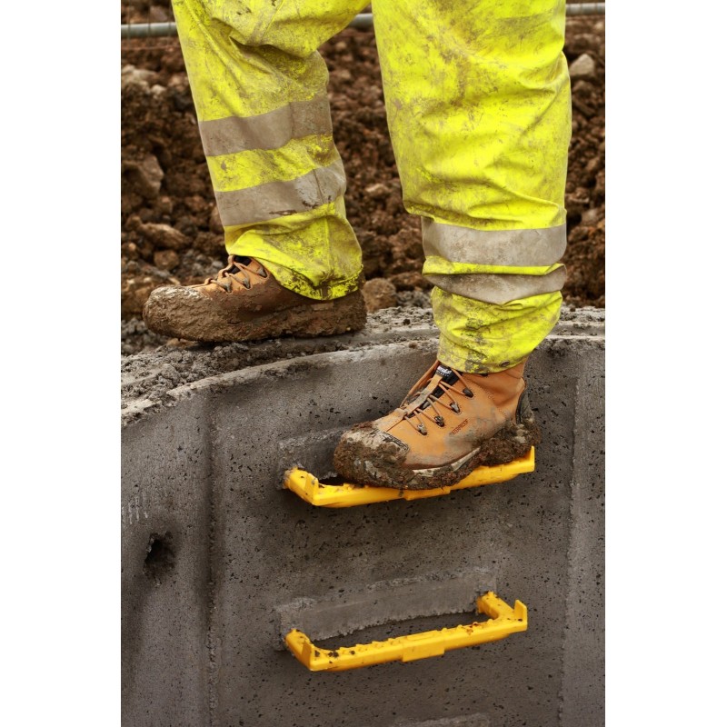 Amblers FS998 Waterproof Safety Boots Side Zip Hi Leg Honey