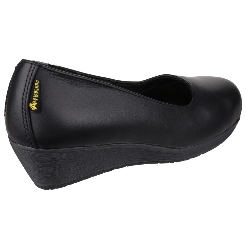 Amblers FS107 Black Ladies Safety Shoes
