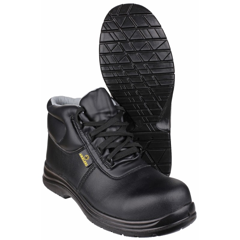 Amblers  FS663 Black Metal Free Safety Boots