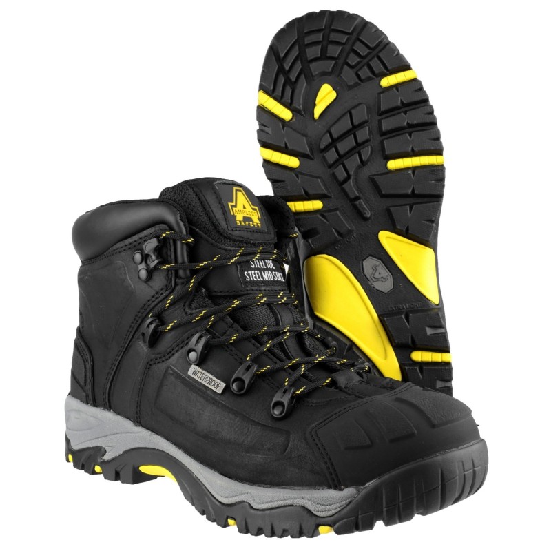 Amblers FS32 Waterproof Safety Boots Black Unisex