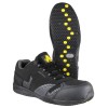 Amblers FS29C Black Safety Trainers Metal Free