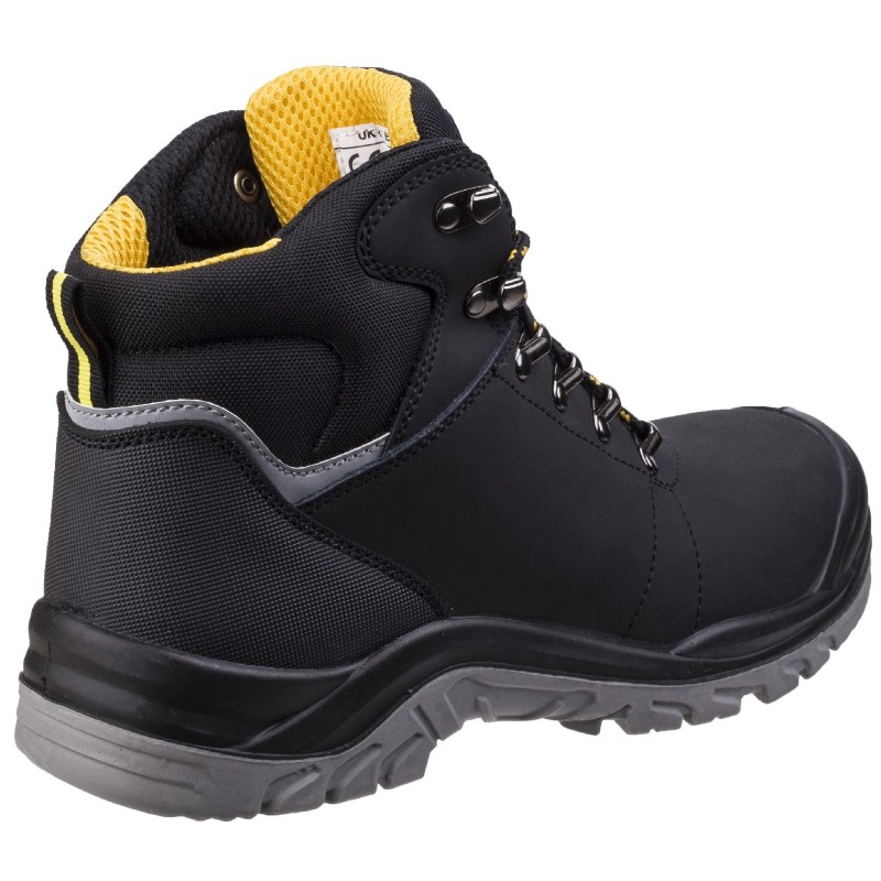 Amblers AS252 Delamere Black Leather Safety Boots
