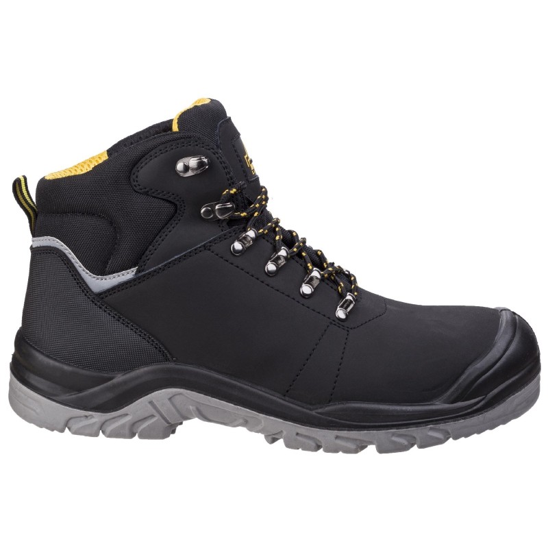 Amblers AS252 Delamere Black Leather Safety Boots
