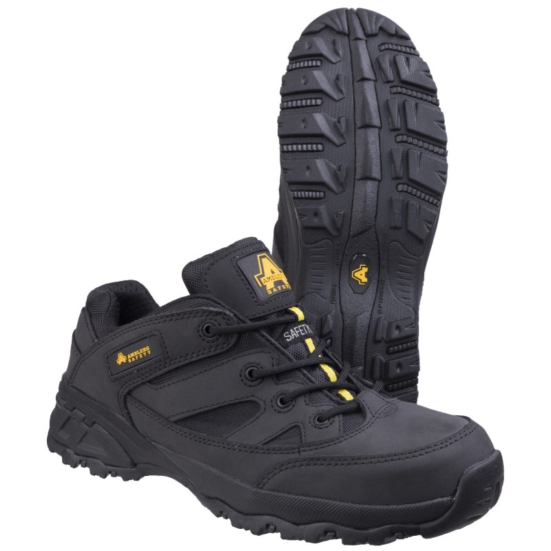 Amblers FS68C Black Metal Free Safety Trainers