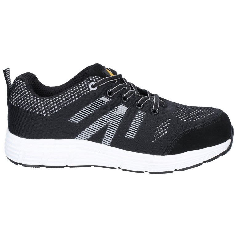 Amblers FS714 Bolt Black Safety Trainers