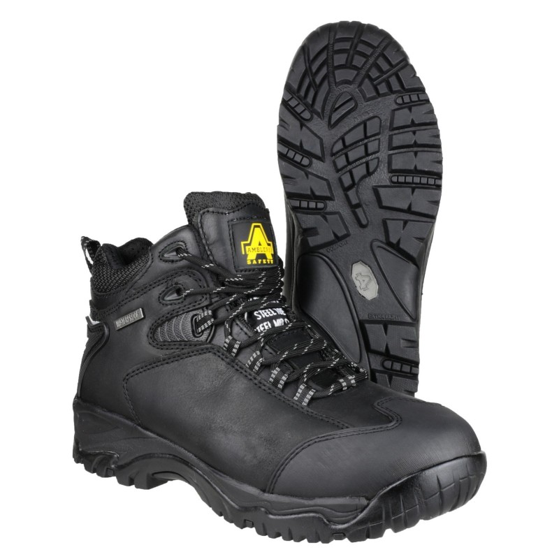 Amblers FS190 Black Waterproof Safety Boots