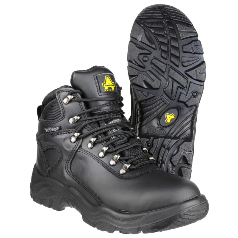 Amblers FS218 Black Waterproof Safety Boots