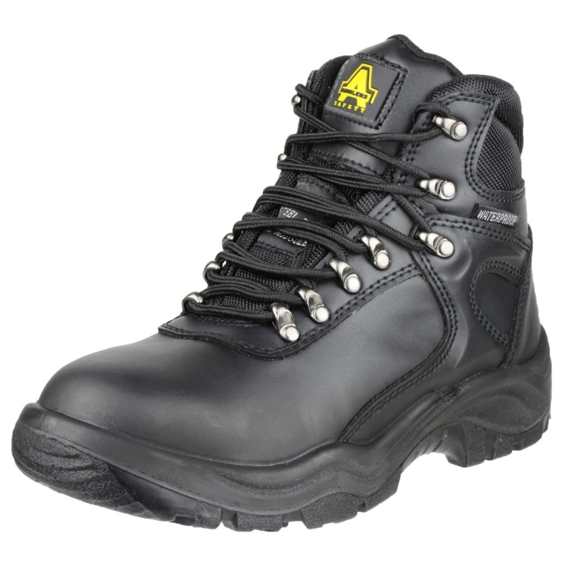 Amblers FS218 Black Waterproof Safety Boots
