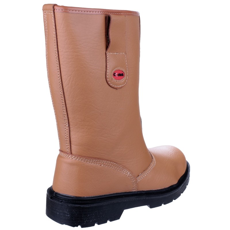 Centek FS334 Tan Safety Rigger Boots