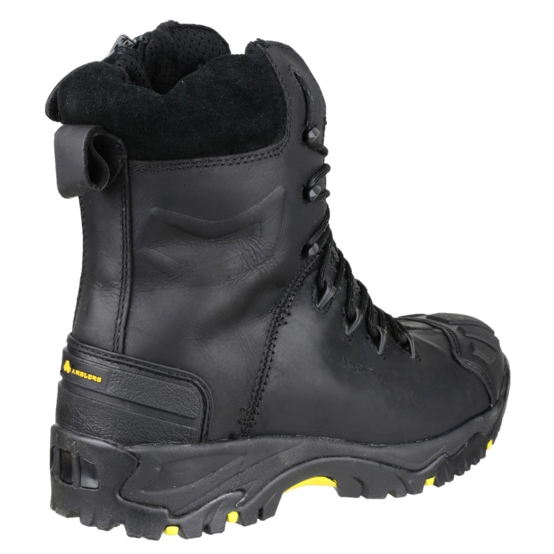 Amblers FS999 Waterproof Safety Boots Hi Leg Side Zip