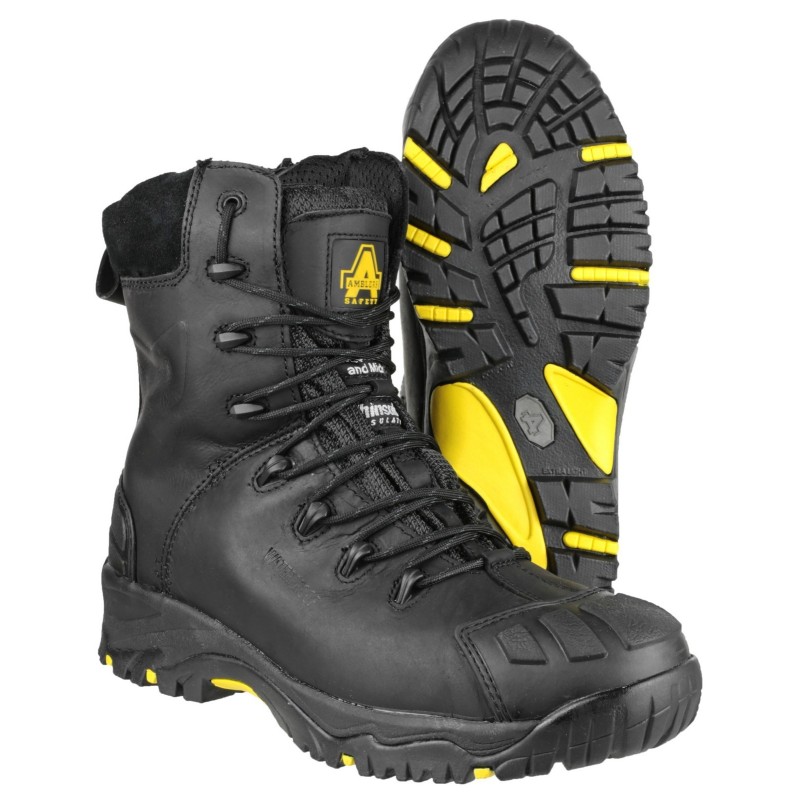 Amblers FS999 Waterproof Safety Boots Hi Leg Side Zip