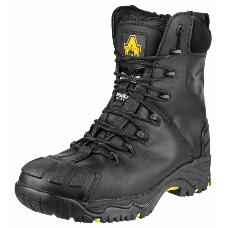 Amblers FS999 Waterproof Safety Boots Hi Leg Side Zip