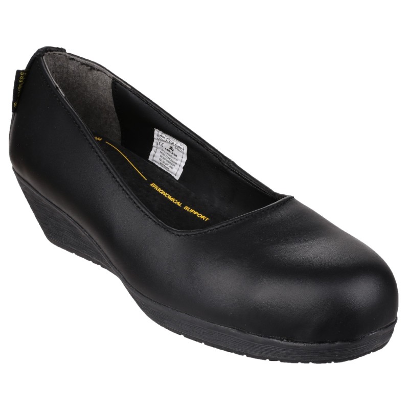 Amblers FS107 Black Ladies Safety Shoes